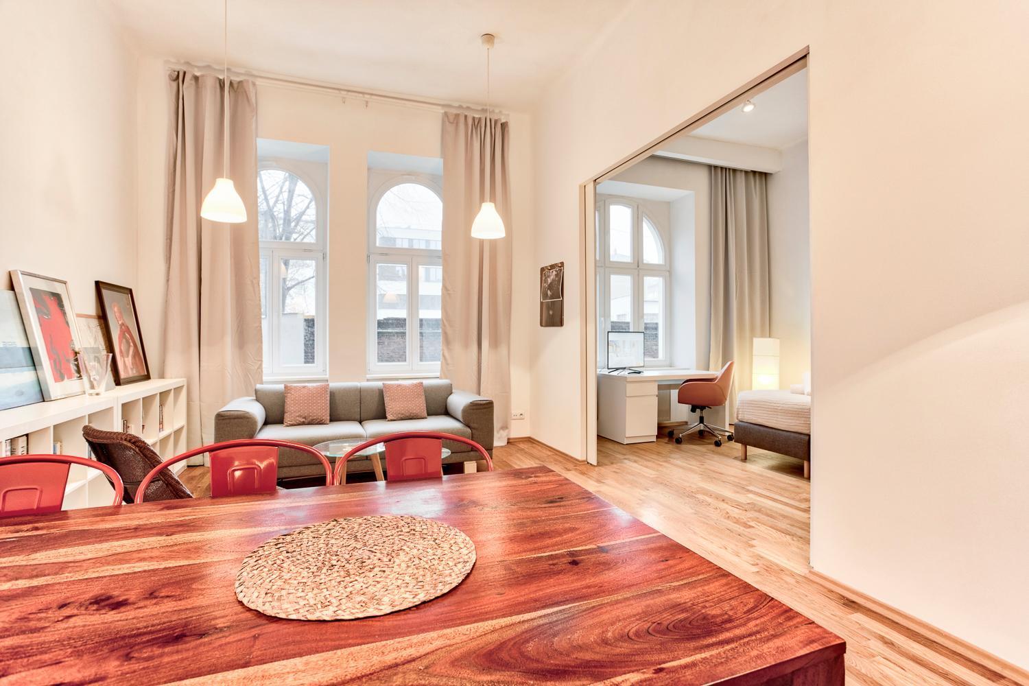 クラクフZacisze Streetアパートメント 部屋 写真